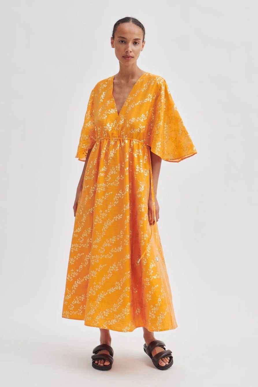 Klaer Second Female | Honesty Dress Apricot Orange
