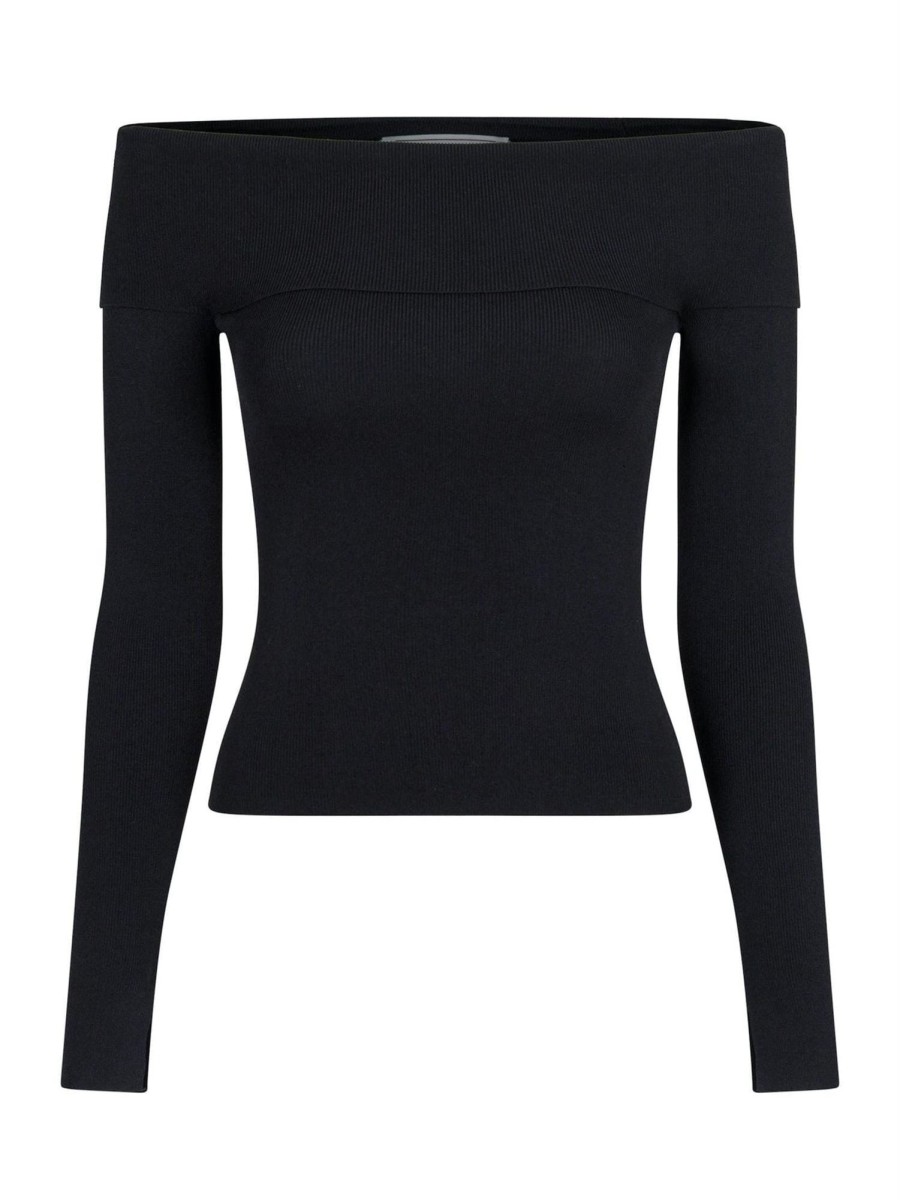 Klaer Neo Noir | Jessy Knit Blouse Black