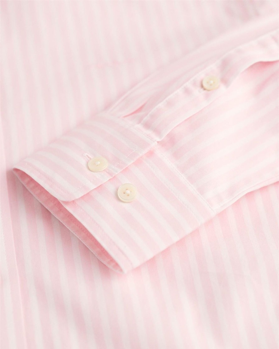Klaer GANT | Reg Poplin Striped Shirt Light Pink