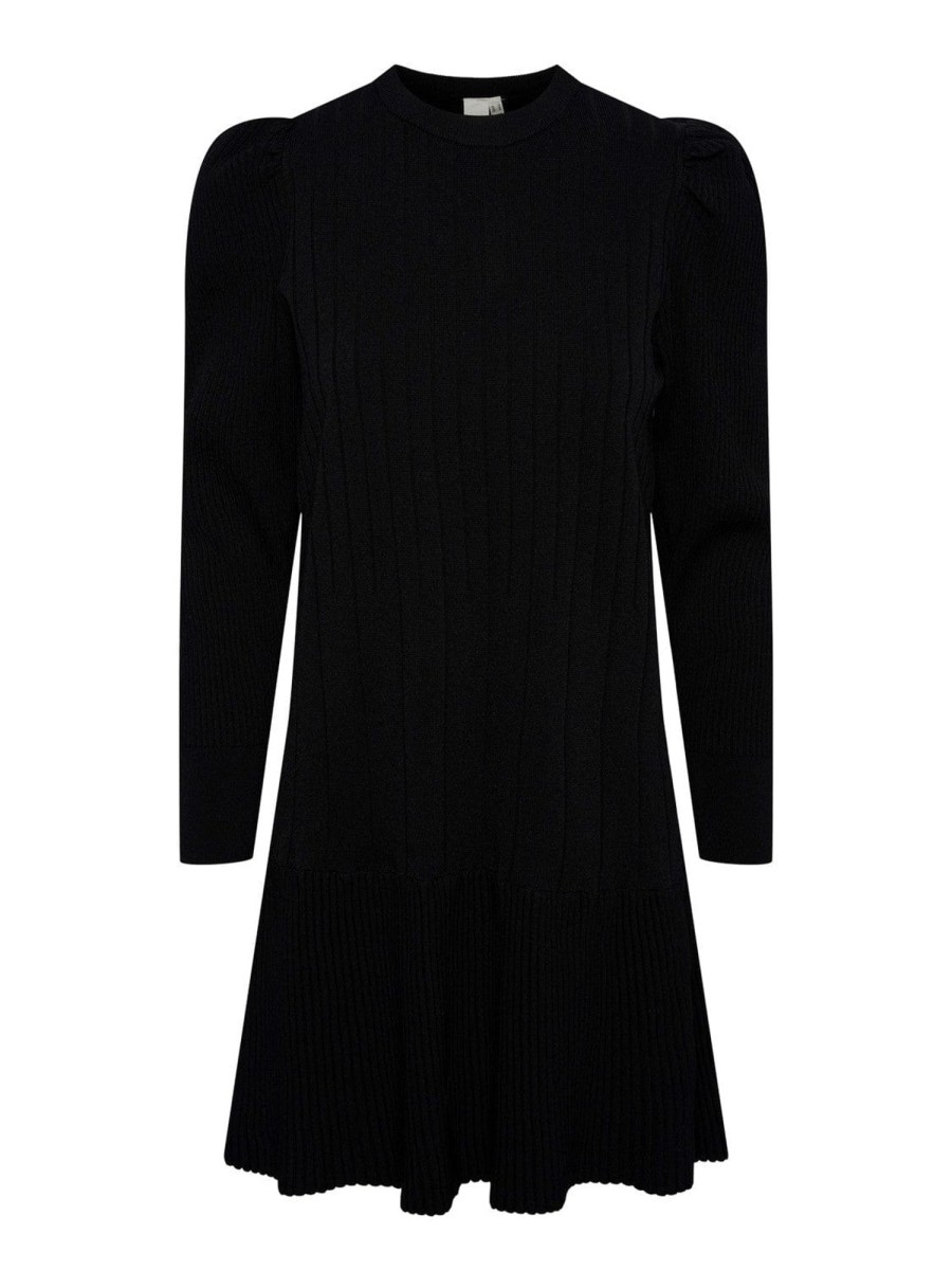 Klaer Y.A.S | Yaselina Ls Knit Dress Black