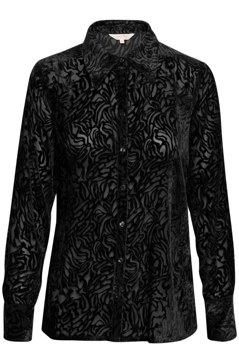 Klaer Part Two | Delvinpw Shirt Burn Out Black