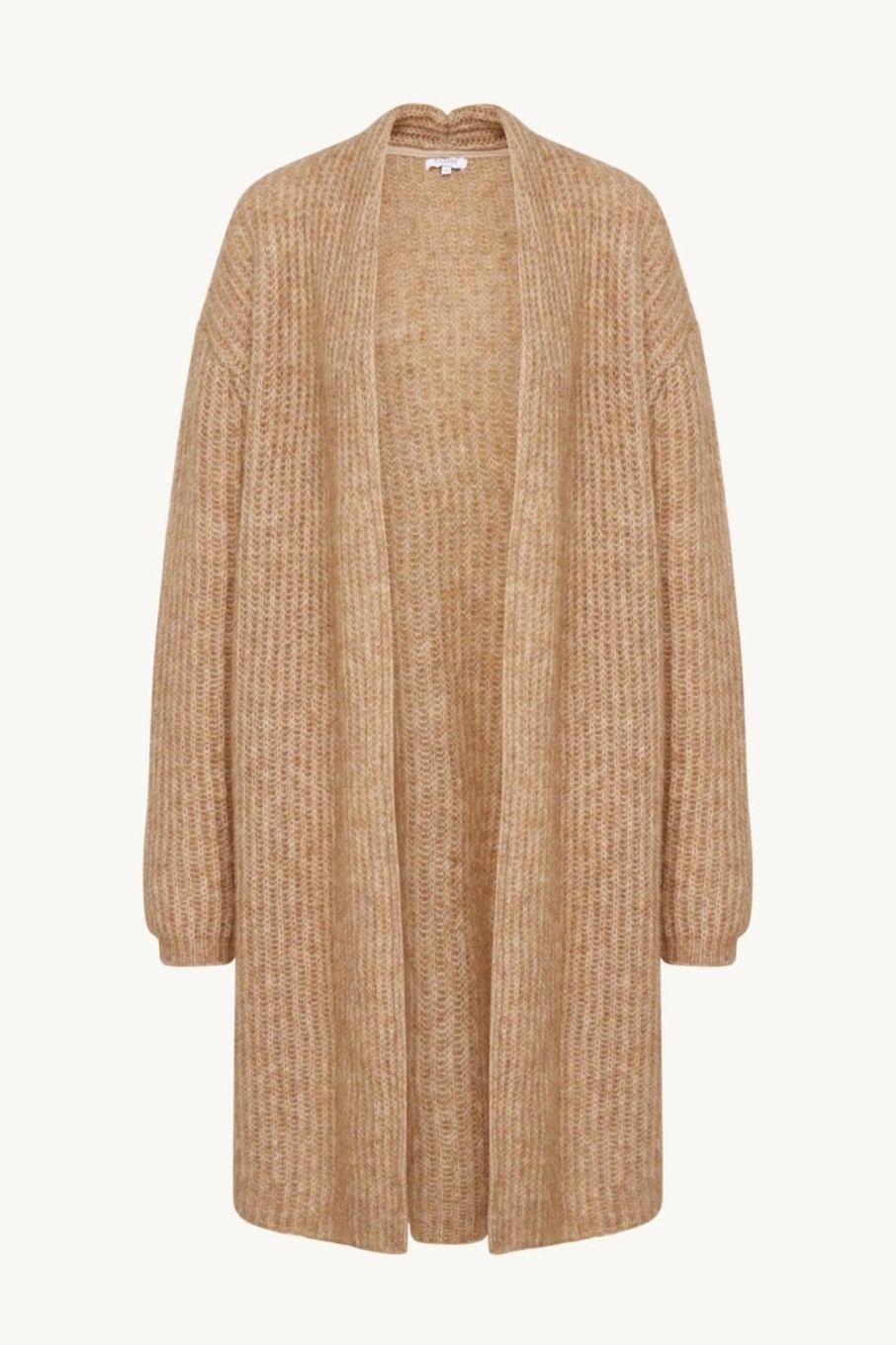Klaer Claire Woman | Ciara-Cw - Knit Jacket Antelope Melange Beige