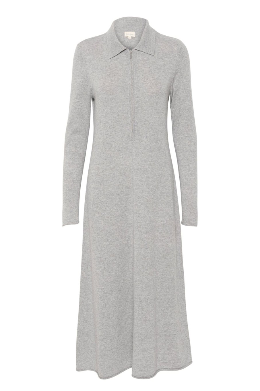 Klaer Part Two | Cheyennepw Dress Light Grey Melange Gray
