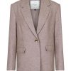 Klaer Neo Noir | Gaby Structure Blazer Sand Melange Beige
