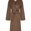 Klaer Y.A.S | Yasuldan Handmade Wool Mix Coat Nomad Saddlebrown