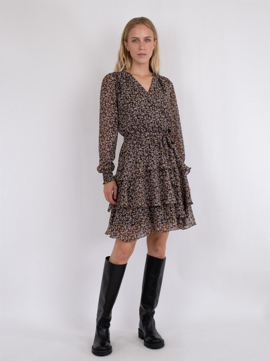 Klaer Neo Noir | Dennie Distress Leo Dress Black