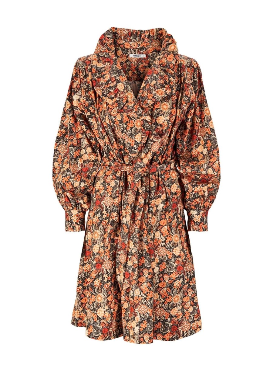 Klaer Katrin Uri | Vita Noreen Dress Apricot Orange