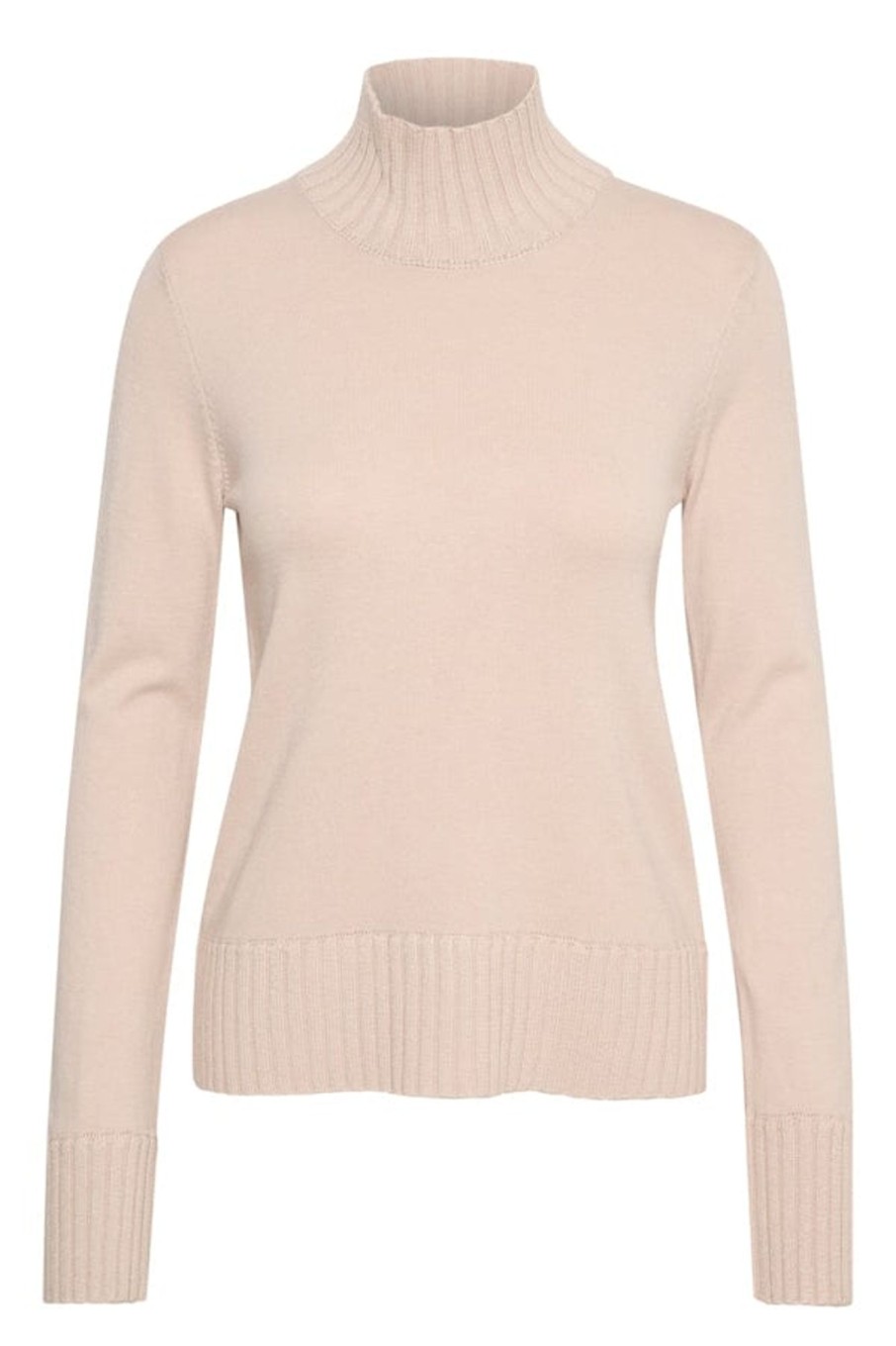 Klaer Inwear | Orkideaiw Turtleneck Haze Melange Beige