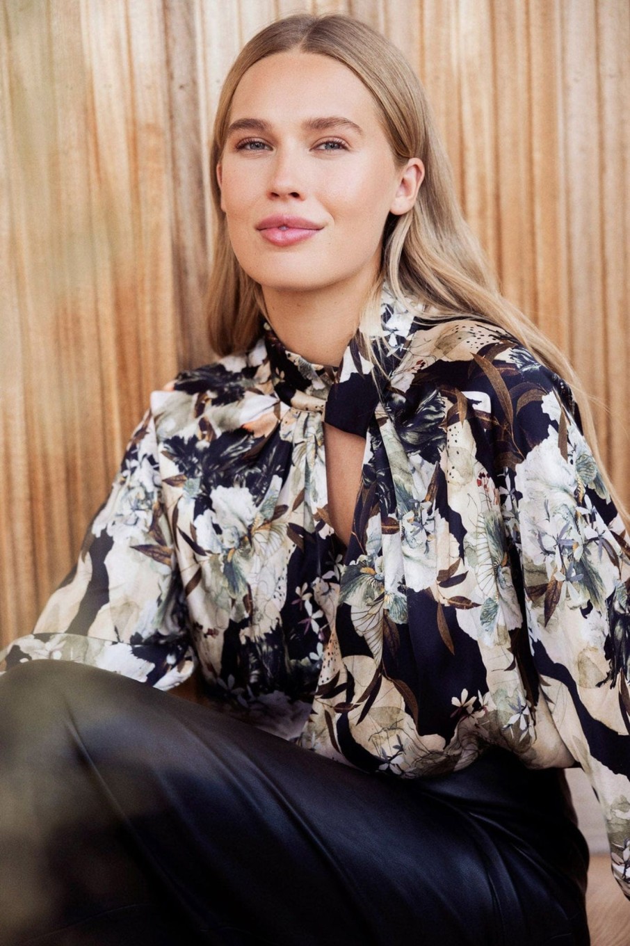 Klaer Katrin Uri | Simona Marble Blouse Black