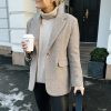 Klaer Neo Noir | Gaby Twill Blazer Sand Melange Beige