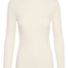 Klaer Inwear | Dagnaiw Rollneck Ls Whisper White