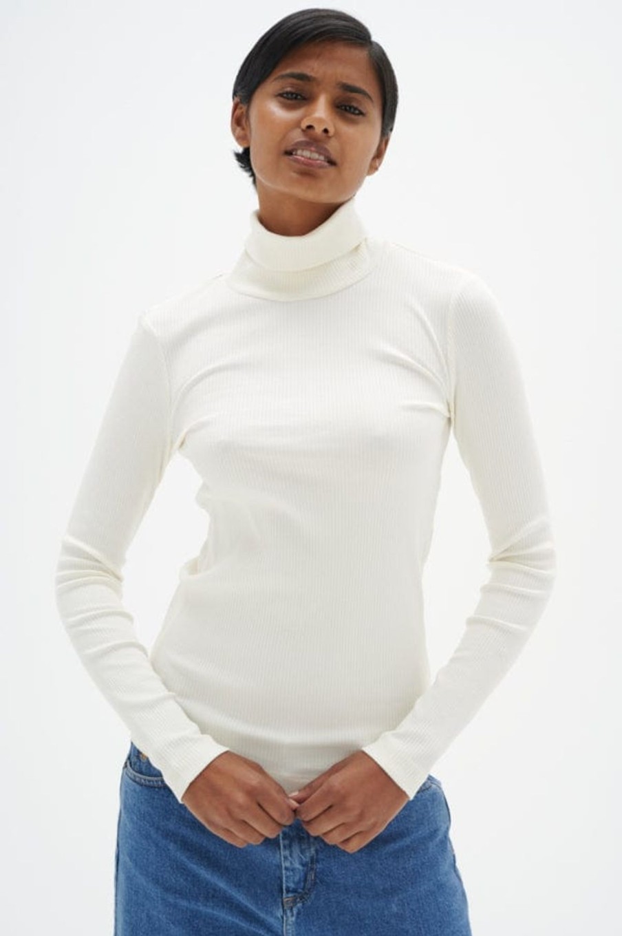 Klaer Inwear | Dagnaiw Rollneck Ls Whisper White