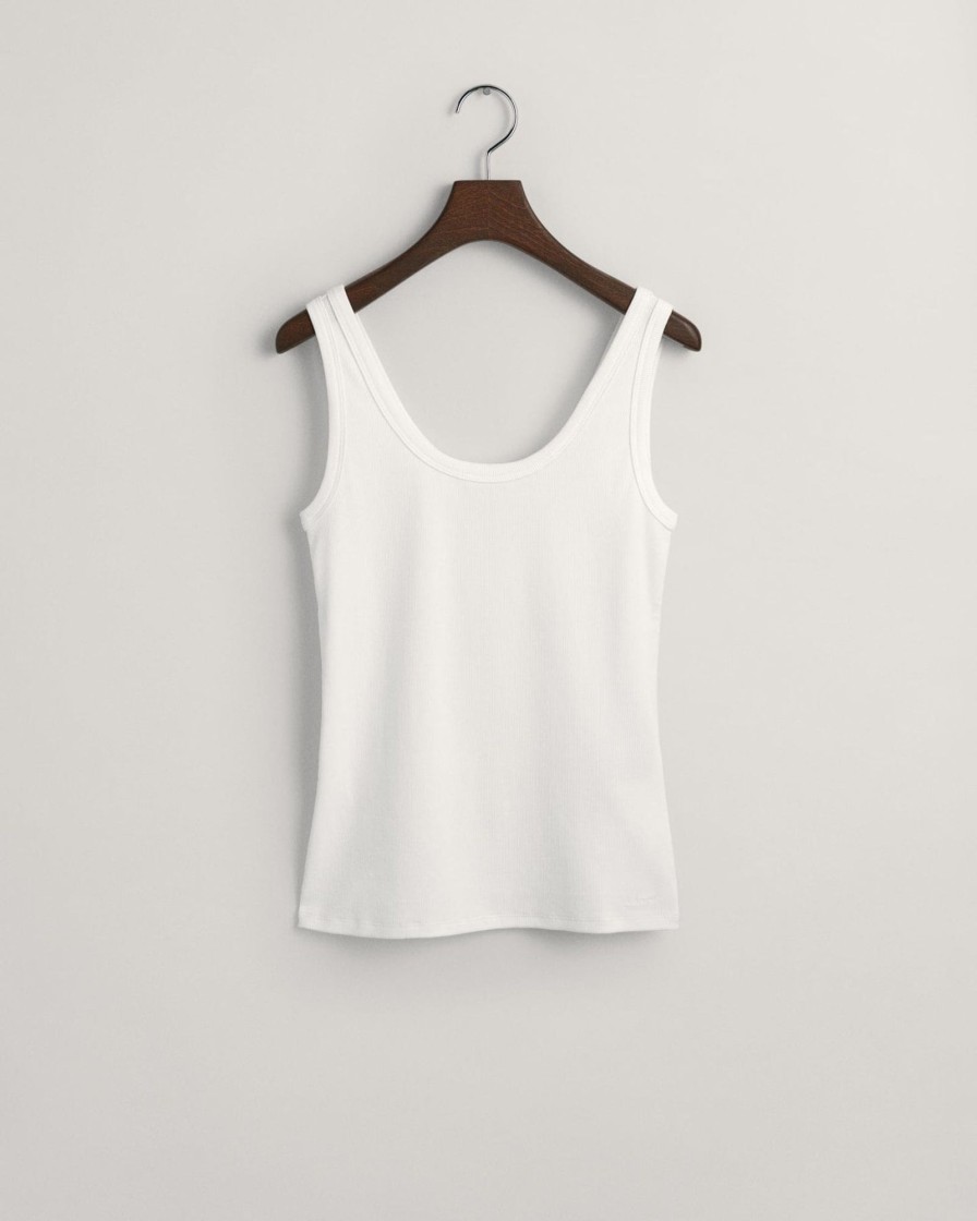Klaer GANT | Ribbed Tank Top White