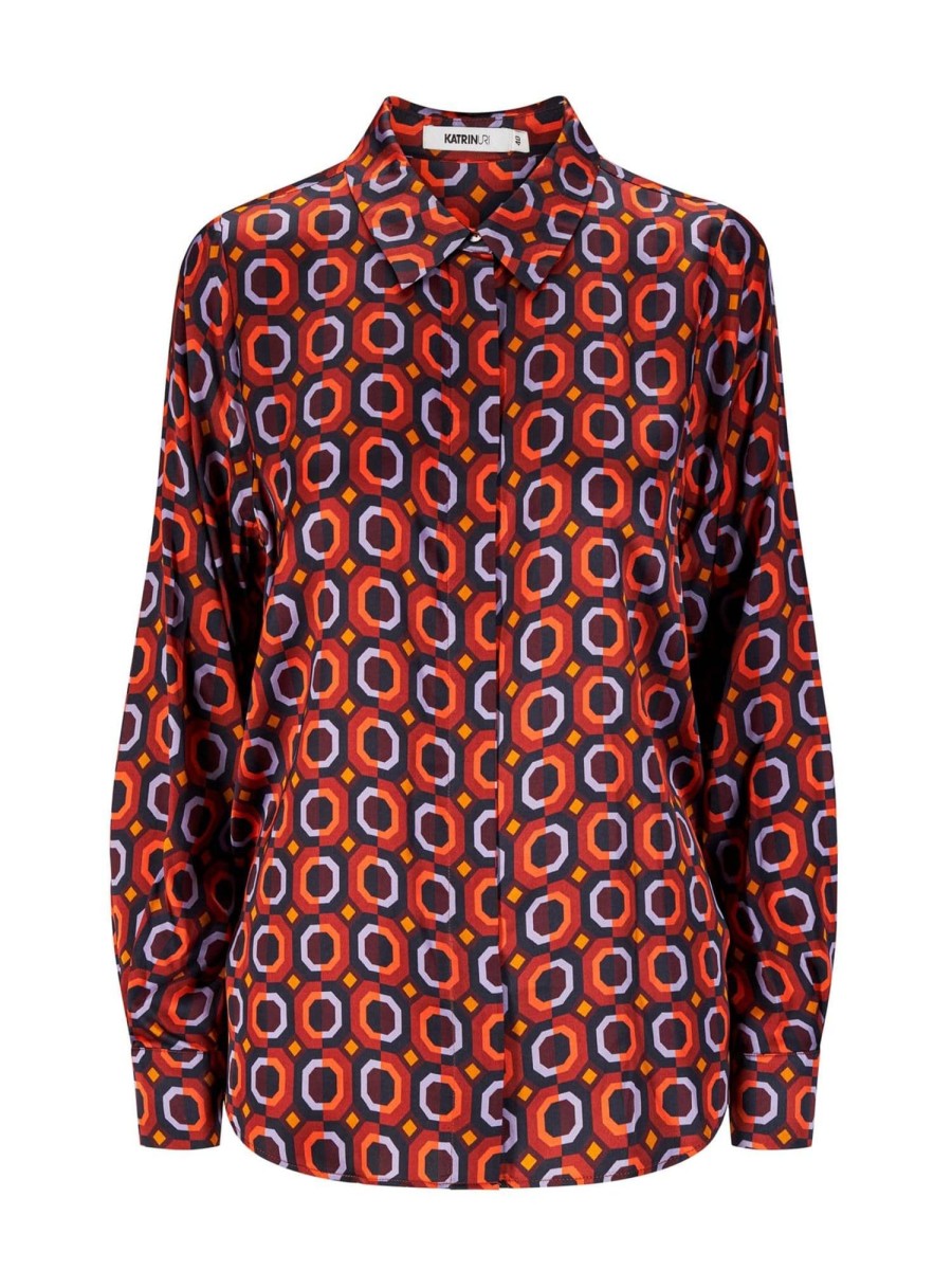 Klaer Katrin Uri | Milan Grazie Shirt Berry Mix Red