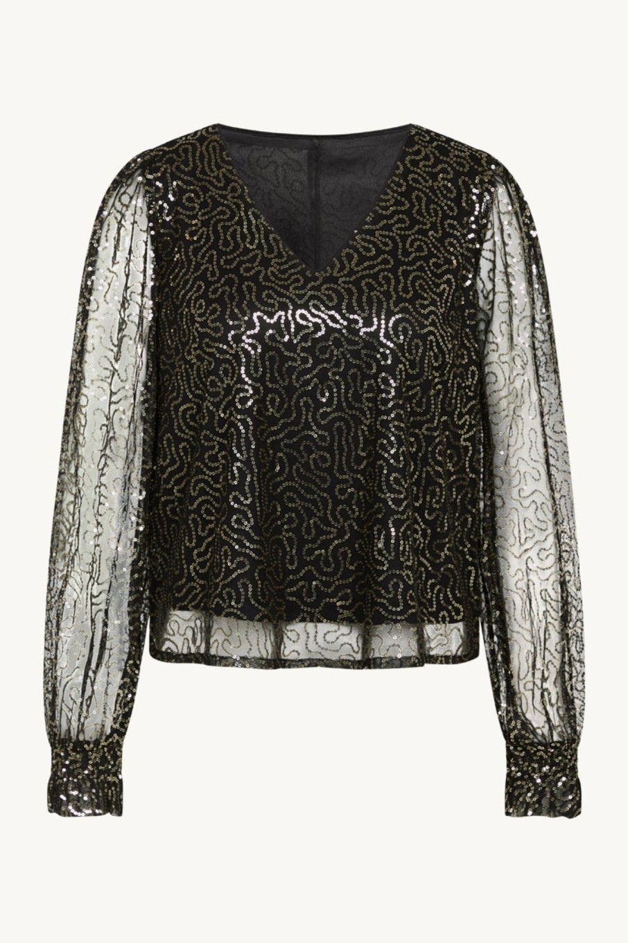 Klaer Claire Woman | Rit-Cw - Blouse Gold Yellow