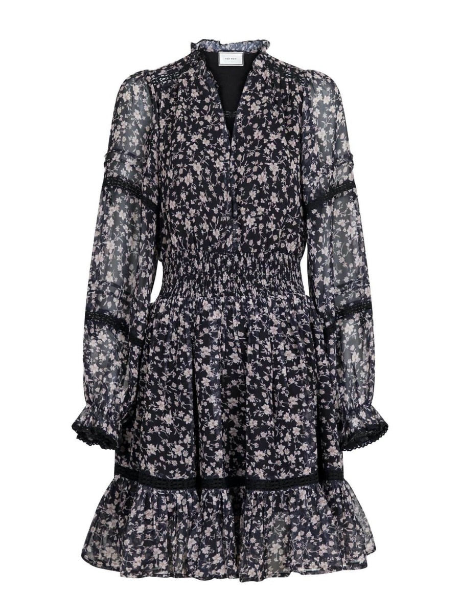 Klaer Neo Noir | Evanna Fleur Sombre Dress Black
