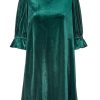 Klaer Ane Mone | Amira Dress Bottle Green